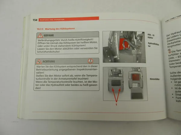 Weidemann 1130 1140 1150 Radlader Betriebsanleitung Bedienungsanleitung 2007