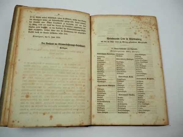 Weinbauschule Pflanzung der Reben und Gewinnung des Weins 1860 I. Dornfeld