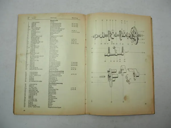 Welger AP12 Aufsammelpresse Betriebsanleitung Ersatzteilliste 1968