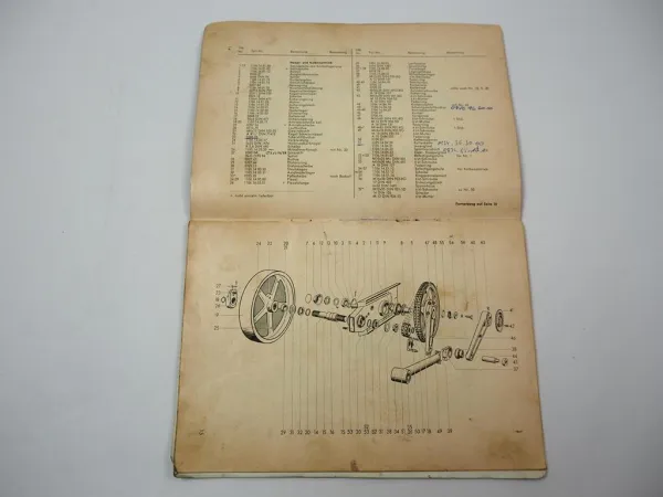 Welger AP12K Aufsammelpresse Ersatzteilliste Anbauanleitung Ballenwerfer 1966