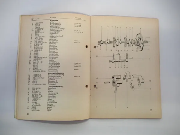 Welger AP12K Aufsammelpresse Ersatzteilliste Ersatzteilkatalog 1970