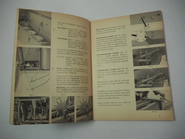 Welger AP40 Aufsammelpresse Betriebsanleitung Bedienung Ersatzteilliste 4/1965