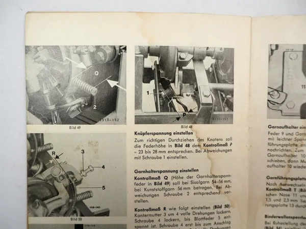 Welger AP41 Aufsammelpresse Betriebsanleitung Ersatzteilliste 1973