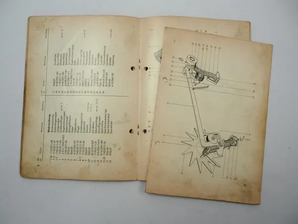 Welger AP41 Aufsammelpresse Ersatzteilliste Ersatzteilkatalog 1968