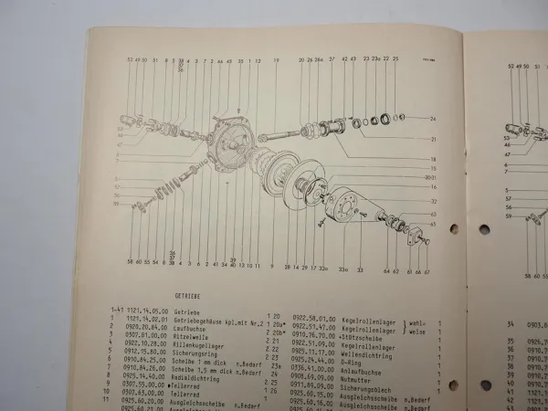 Welger AP430 Ballenpresse Aufsammelpresse Ersatzteilliste Ersatzteilkatalog 1986