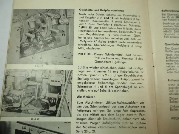 Welger AP45 AP45D Aufsammelpresse Bedienungsanleitung Betriebsanleitung 1974