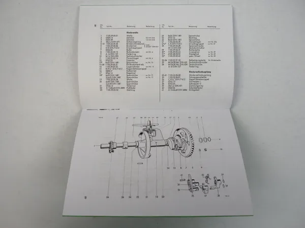 Welger AP51 AP51D Aufsammelpresse Betriebsanleitung Ersatzteilliste 1965