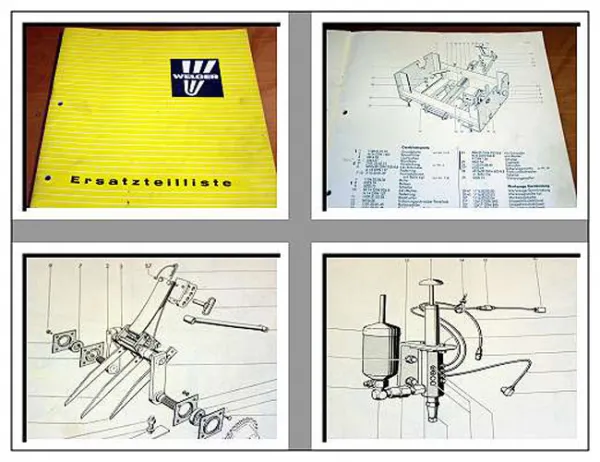 Welger AP61 AP61D Aufsammelpresse Ersatzteilliste 1979 Ersatzteilkatalog