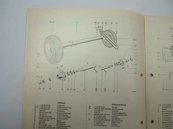 Welger AP63 AP63D Ballenpresse Ersatzteilliste Ersatzteilkatalog 1981