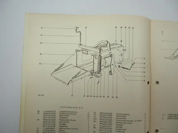 Welger AP63 Ballenpresse Ersatzteilliste Ersatzteilkatalog 1984