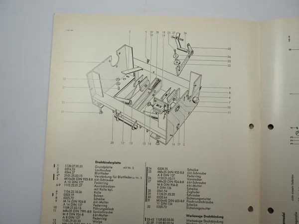 Welger AP71 AP71D Ballenpresse Ersatzteilliste Ersatzteilkatalog 1979