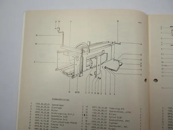 Welger AP730 Aufsammelpresse Ersatzteilliste Ersatzteilkatalog 1990
