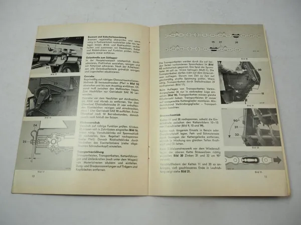 Welger LS 260 270 280 290 300 Stalldungstreuer Betriebsanleitung 1977