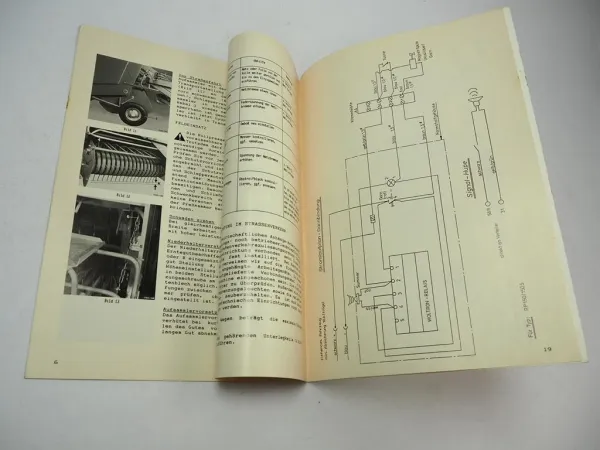 Welger RP150 RP150S Rollenpresse Betriebsanleitung 1988 Wartung Stromlaufplan
