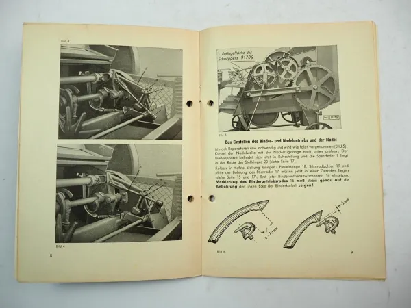 Welger WSP 25 30 Schwingkolbenpresse Betriebsanleitung Ersatzteilliste 1956