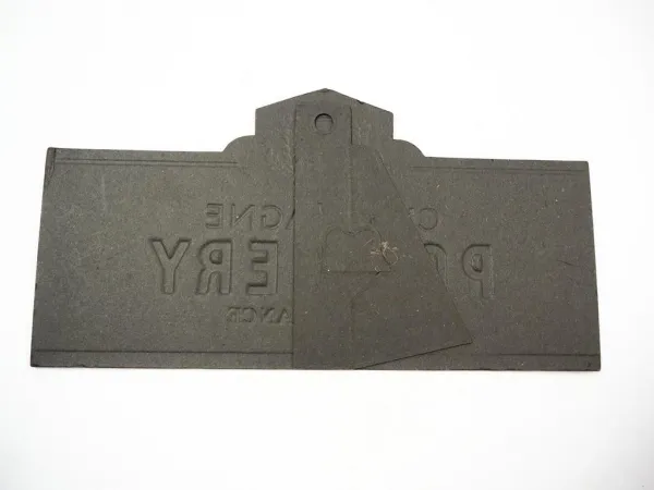 Werbeschild Champagne Pommery Pappe zum Aufstellen / Aufhängen ca. 1970