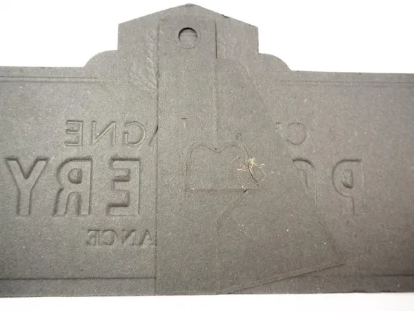 Werbeschild Champagne Pommery Pappe zum Aufstellen / Aufhängen ca. 1970