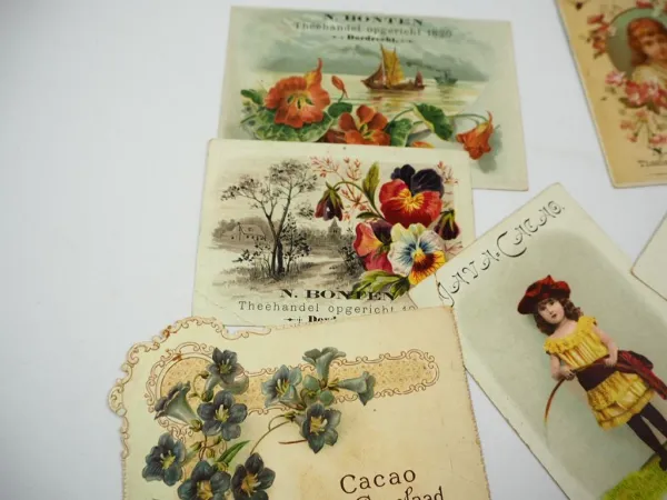 Werbung Kakao Schokolade Holland um 1900 Driessen Joosten Bonten VanTsant