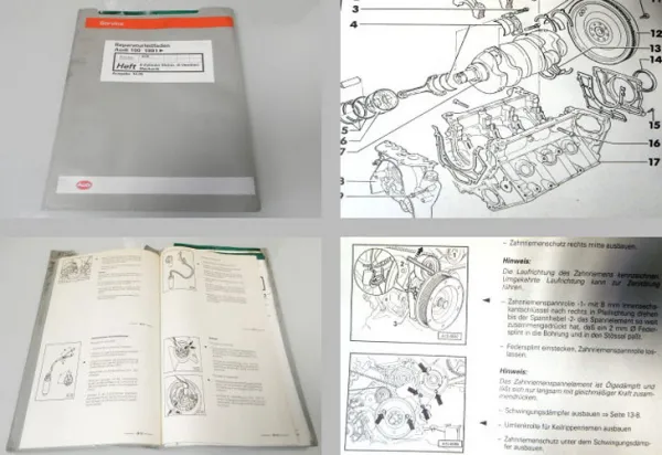 Werkstatthandbuch Audi 100 A6 C4 Reparaturleitfaden 6 Zyl. Motor 2,8l 142kW ACK