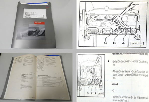 Werkstatthandbuch Audi A2 8Z Webasto Thermo Top Zusatzheizung Reparaturanleitung
