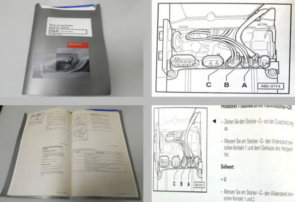 Werkstatthandbuch Audi A2 8Z Webasto Thermo Top Zusatzheizung Reparaturanleitung