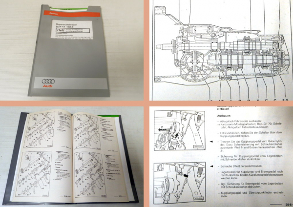 Werkstatthandbuch Audi A4 B5 5Gang Schaltgetriebe 012 01W AOE - DHL DHU DHZ DJE