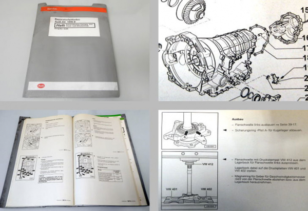Werkstatthandbuch Audi A4 B5 Automatisches Getriebe 01V Front / Allradantrieb