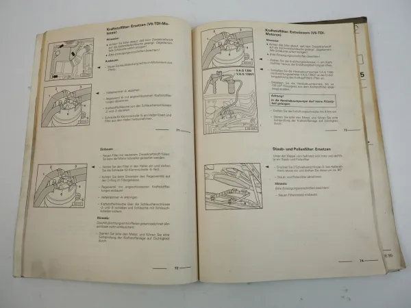 Werkstatthandbuch Audi A8 D2 Instandhaltung genau genommen 1994 - 2000