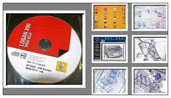 Werkstatthandbuch Dacia Logan ab 27.09.2010 Elektrische Schaltpläne DVD