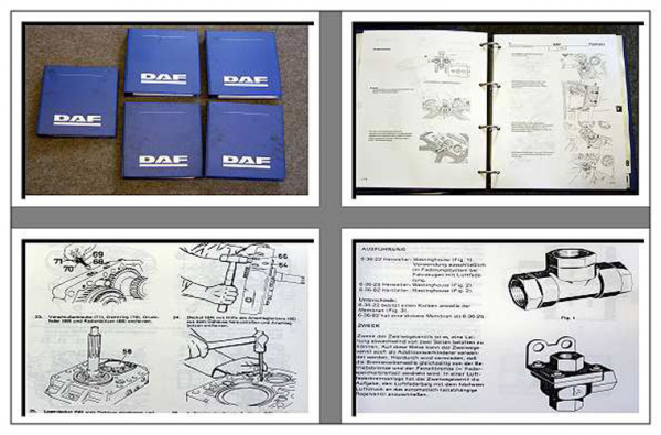 Werkstatthandbuch DAF F2300 F2500 F2700 LKW Reparaturanleitung ca. 1990