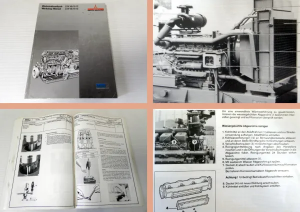 Werkstatthandbuch Deutz MWM 234 V6/8/12 Motor Reparaturanleitung 1990