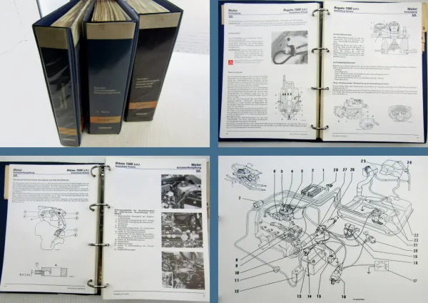 Werkstatthandbuch Fiat Abgasentgiftung Schadstoffentgiftung USA / Schweiz