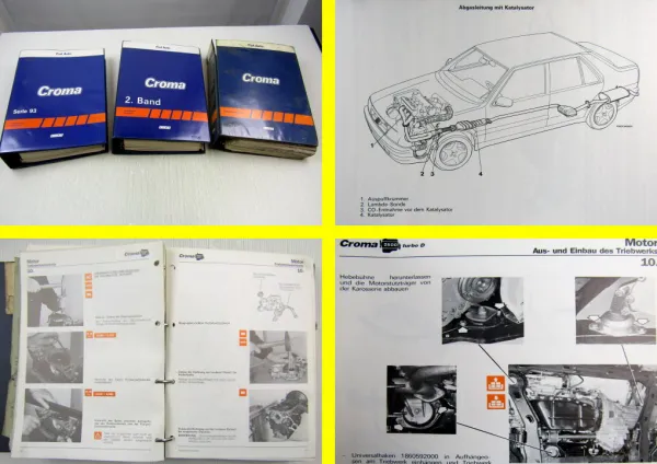 Werkstatthandbuch Fiat Croma 1985 bis 1996 Turbo i.e Reparaturanleitung