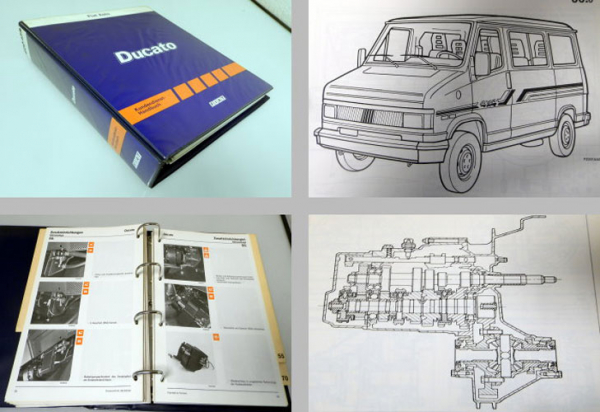 Werkstatthandbuch Fiat Ducato I Typ 290 4x4 1990 - 1993 Reparaturanleitung