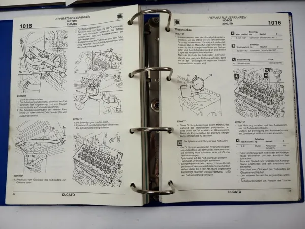 Werkstatthandbuch Fiat Ducato Typ 244 2.3 JTD Reparaturanleitung Schaltplan 2002