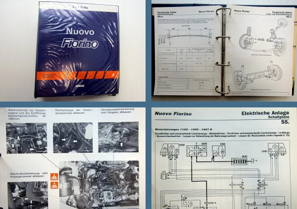 Werkstatthandbuch Fiat Nuovo Fiorino Typ 146 1988 - 1991 Reparaturhandbuch