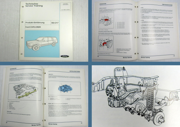 Werkstatthandbuch Ford Explorer I Produkteinführung Schulungsunterlage 1992
