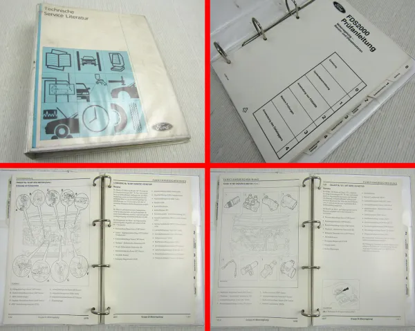 Werkstatthandbuch Ford PKW + Transit Prüfanleitung FDS2000 1994-1997