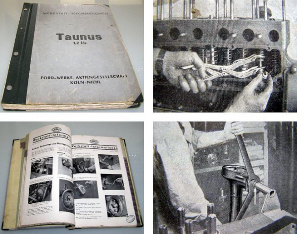 Werkstatthandbuch Ford Taunus 1,2 Liter Reparaturanleitung 1939/1941