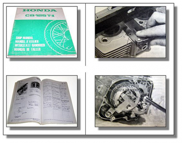 Werkstatthandbuch Honda CB125 T1 CB125T Reparaturanleitung 1977 Shop Manual