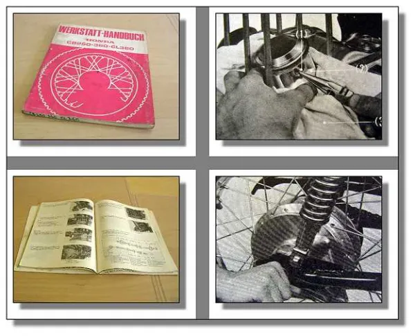 Werkstatthandbuch Honda CB250 CB360 CL360 Baujahr 1973 Reparaturanleitung