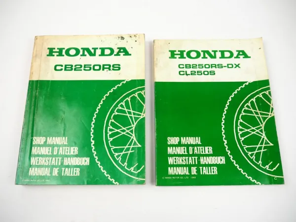 Werkstatthandbuch Honda CB250RS -DX CL250S MC02 MD04 Reparaturanleitung 1980/82