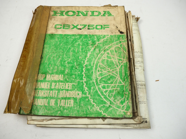 Werkstatthandbuch Honda CBX750F RC017 1984 Reparaturanleitung Shop Manual