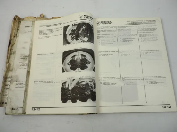 Werkstatthandbuch Honda CBX750F RC017 1984 Reparaturanleitung Shop Manual