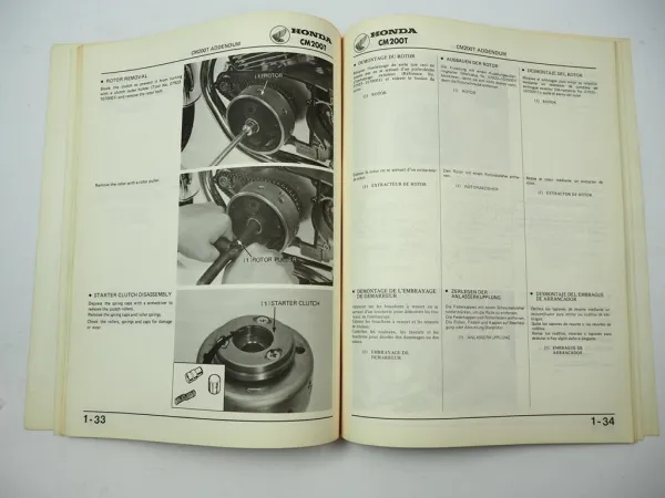Werkstatthandbuch Honda CM200T Nachtrag 1979 Addendum Shop Manual Schaltplan