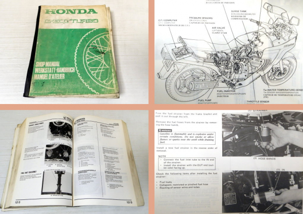 Werkstatthandbuch Honda CX500 turbo Reparaturanleitung 1981
