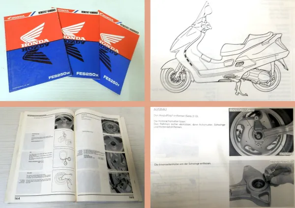 Werkstatthandbuch Honda FES250 Foresight Reparaturanleitung 1997 - 2000