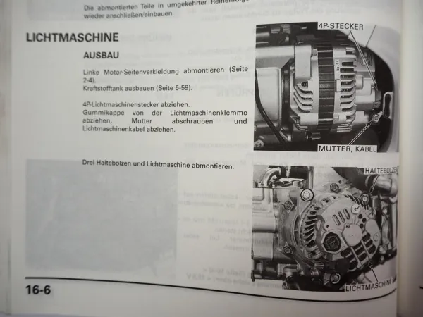 Werkstatthandbuch Honda GL1800A Goldwing Reparaturanleitung 2001 - 2003 A1 A2 A3