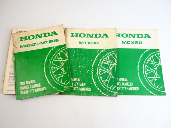 Werkstatthandbuch Honda MB80S HC01 MT80S MTX80 MCX80 HC05 1980 - 1983