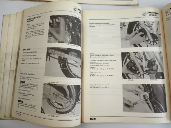 Werkstatthandbuch Honda MB80S HC01 MT80S MTX80 MCX80 HC05 1980 - 1983